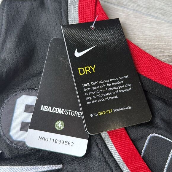 Nike Damian Lillard Portland Trail Blazers SwingmanJersey Icon Edition Black NWT - Picture 3 of 5